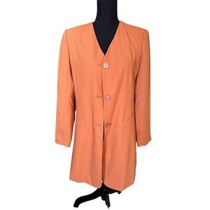 Justin Taylor Mustard  Oversized Blazer Size 8